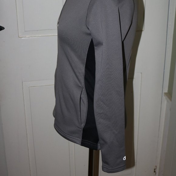 Fabulous Champion Performance Grey Black Full Zip Jacket Sz XS        B11 - Picture 4 of 7